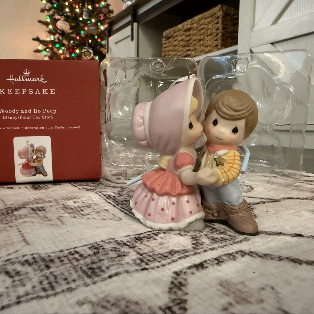 Hallmark Disney Precious Moments Keepsake Woody and Bo Peep Ornament